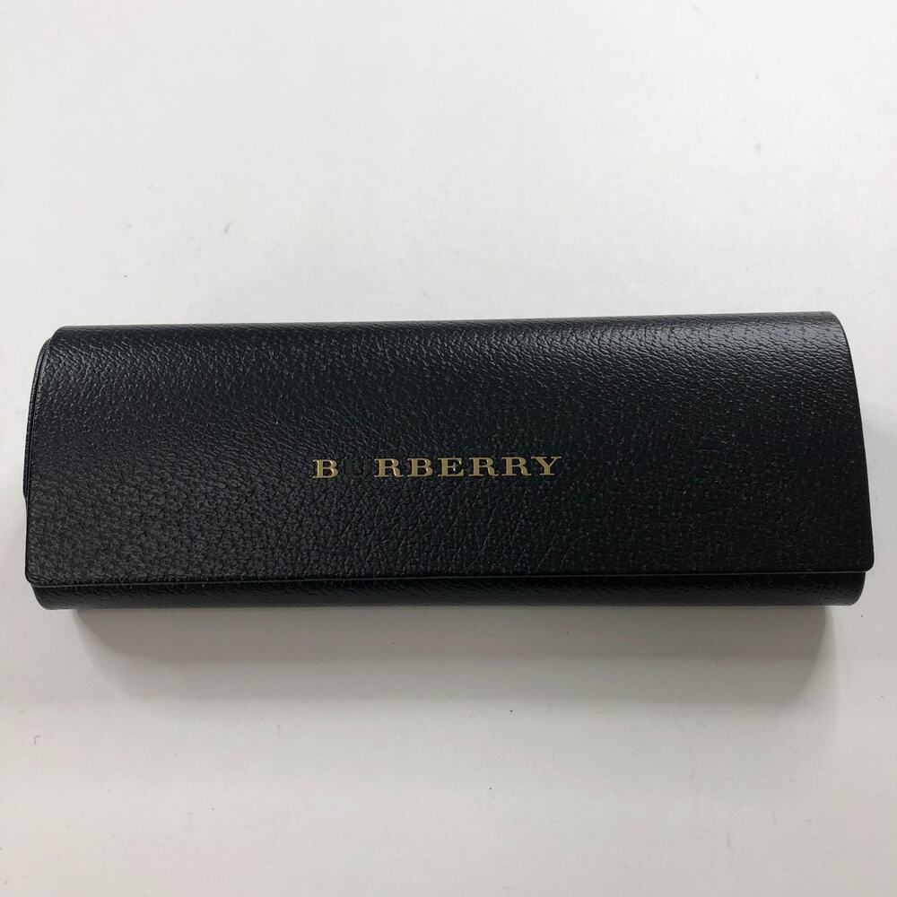 Burberry Eyeglasses /Sunglasses Black Small Hard Case Only PLS READ